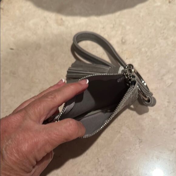 Simply Southern Gray Key Card Holder Wristlet and Coin Purse never used - Picture 5 of 7